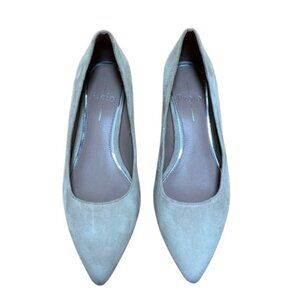 Linea Paolo Beige Block heel Suede Pumps size 5.5